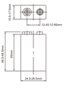 Pile 9 Volts 6LR61 Alcaline - 6LR61B1