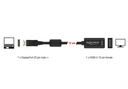 Adaptateur DisplayPort M / HDMI F 0,15m - DeLock 61849
