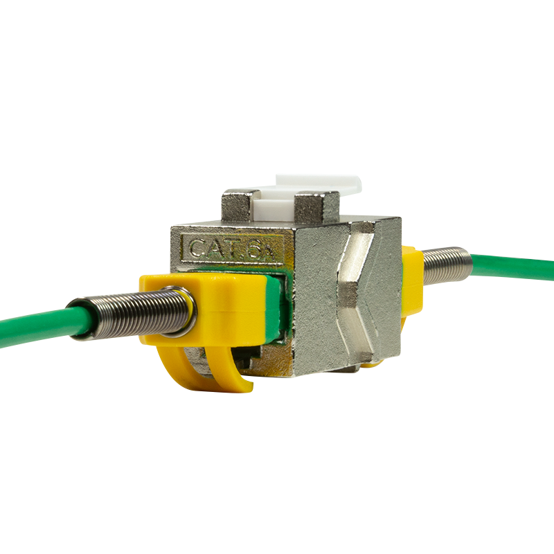 Traversée Keystone RJ45 F/F Cat6A blindée - NK4017