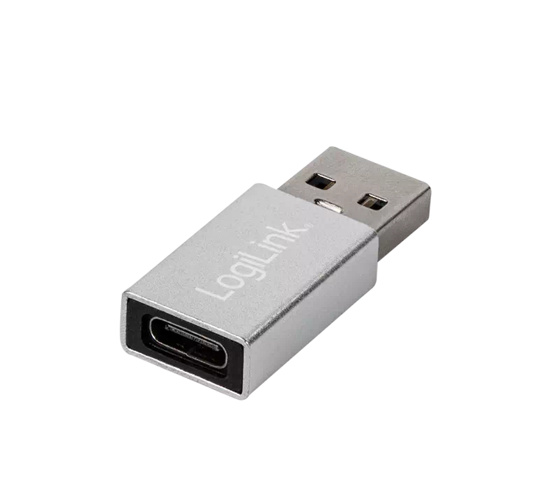 Adaptateur USB3.0 Type-A M vers USB3.2 Type-C F monobloc - AU0056