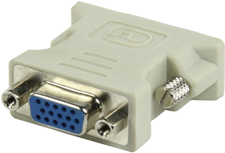 Adaptateur DVI-I M /VGA HD15 F