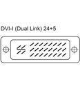 Adaptateur DVI-I M /VGA HD15 F