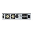 Onduleur APC Easy UPS On-Line, 3 kVA/2 400 W, montage en rack 2U, 230 V, 6 prises IEC C13 + 1 prise IEC C19, emplacement pour carte intelligente, écran LCD, sans kit de rails