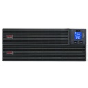 Onduleur APC Easy UPS On-Line, 6 kVA/6 kW, montage en rack 4U, 230 V, prise 3 fils (1P+N+E) câblée, emplacement pour carte intelligente, écran LCD, sans kit de rail