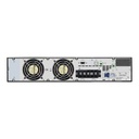 Onduleur APC Easy UPS On-Line, 6 kVA/6 kW, montage en rack 4U, 230 V, prise 3 fils (1P+N+E) câblée, emplacement pour carte intelligente, écran LCD, sans kit de rail