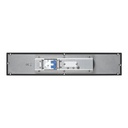 Onduleur APC Easy UPS On-Line, 6 kVA/6 kW, montage en rack 4U, 230 V, prise 3 fils (1P+N+E) câblée, emplacement pour carte intelligente, écran LCD, sans kit de rail