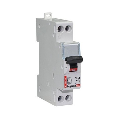 Disjoncteur DNXᶾ - 16A - 1P+N - Courbe C - Vis/Vis