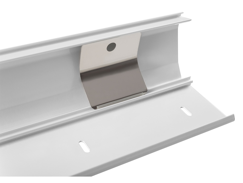 Goulotte Aluminium 1,10m - Blanc 