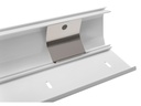 Goulotte Aluminium 1,10m - Blanc 