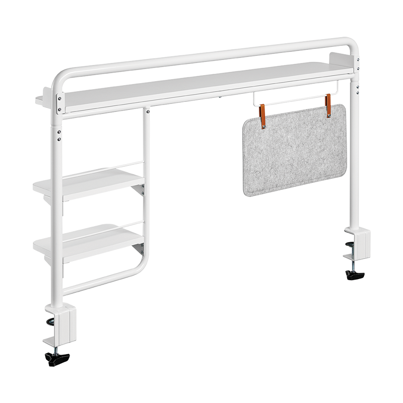 Support pour bureau à pince, 1161x218x757mm, blanc 