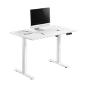 Pied de bureau assis-debout à réglage électrique, 1 moteur, 710–1 190 mm, blanc 