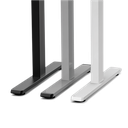 Pied de bureau assis-debout à réglage électrique, 1 moteur, 710–1 190 mm, blanc 