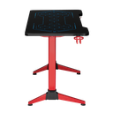 Bureau Gamer avec éclairage RVB, motif géo-nid d'abeille 