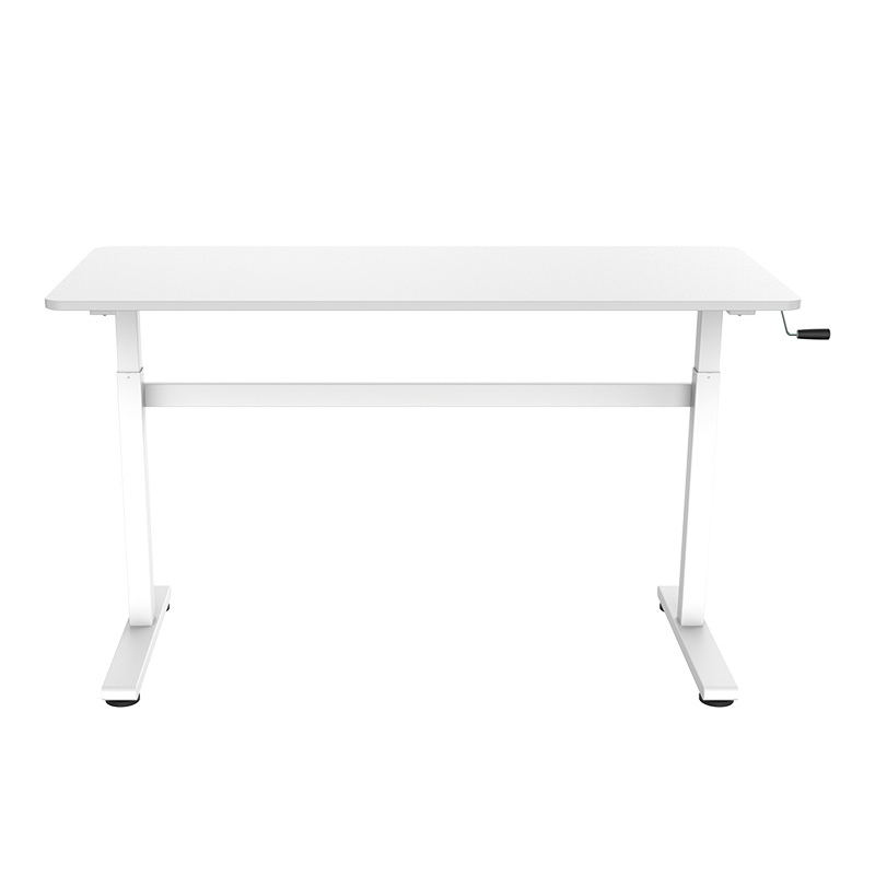Bureau assis-debout réglable manuellement 