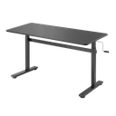 Bureau assis-debout réglable manuellement 