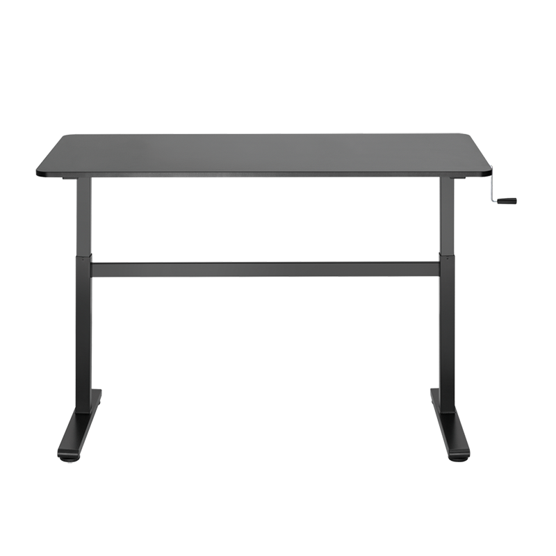 Bureau assis-debout réglable manuellement 