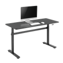 Bureau assis-debout réglable manuellement 