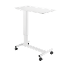 Chariot mobile table de lit avec ressort à gaz, réglable en hauteur 