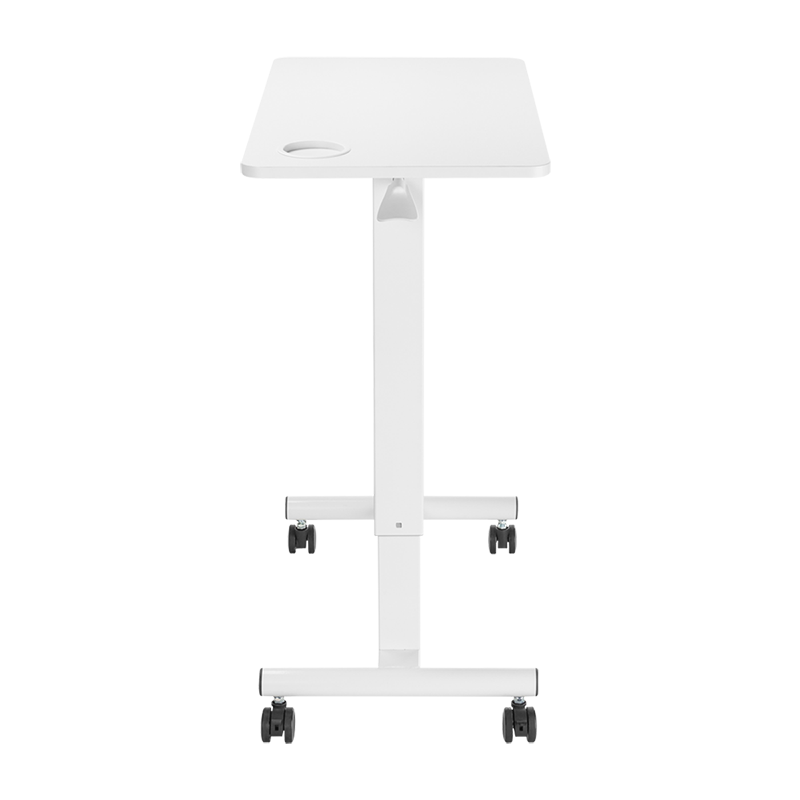 Chariot mobile table de lit avec ressort à gaz, réglable en hauteur 