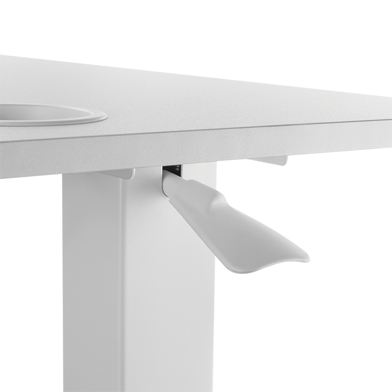 Chariot mobile table de lit avec ressort à gaz, réglable en hauteur 