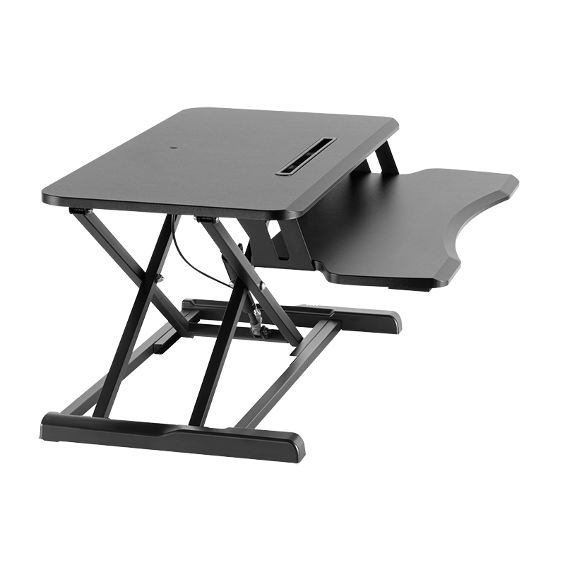 Convertisseur de bureau debout avec plateau pour clavier, réglable 