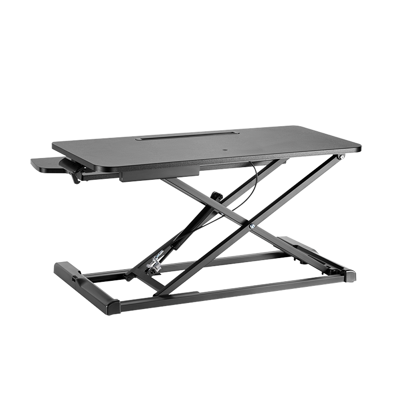 Convertisseur de bureau debout avec plateau pour clavier, réglable 