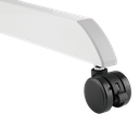 Poste de travail assis-debout, mobile, réglage pneumatique de la hauteur 