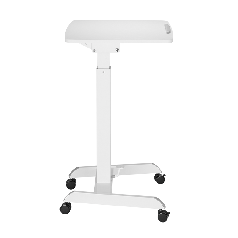 Poste de travail assis-debout, mobile, réglage pneumatique de la hauteur 