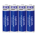 Piles alcalines Ultra Power AA, LR6, Mignon, 1,5 V, 8 pièces