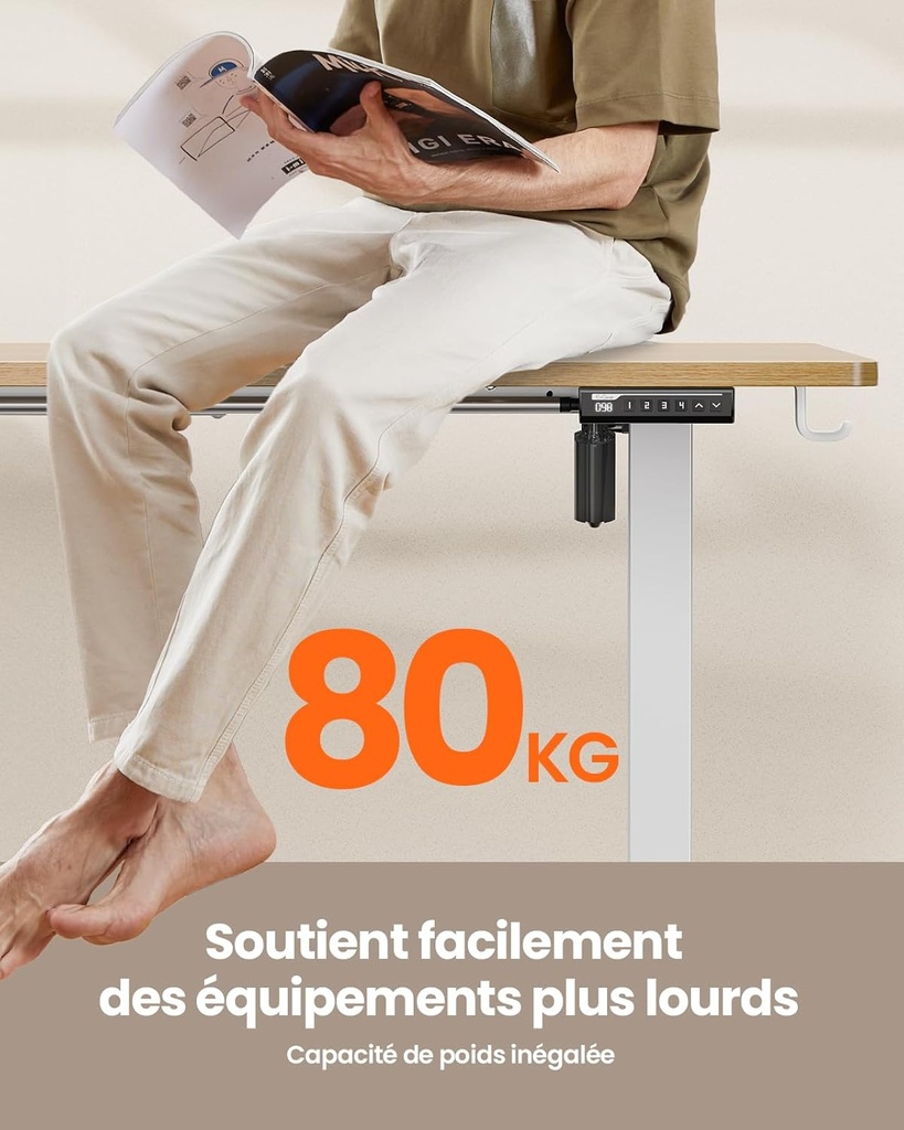 Bureau assis debout electrique