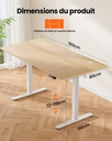 Bureau assis debout electrique