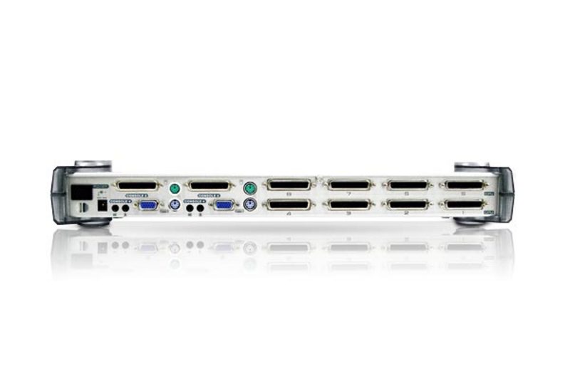 KVM 8 ports PS2, 4 Utilisateurs, 19"