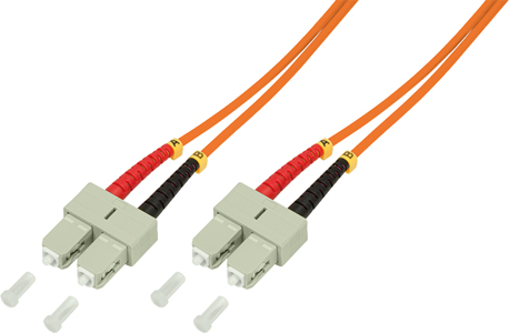 Jarretière optique SC - SC Duplex Multimode 50/125 1 m