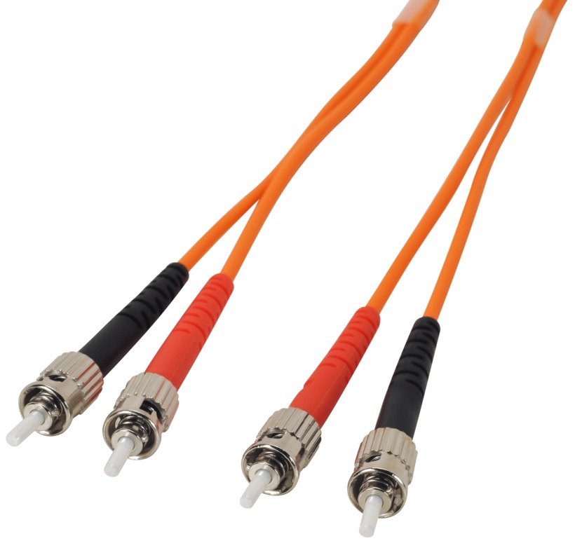 Jarretière optique ST - ST Duplex Multimode  50/125µ 1,00 m