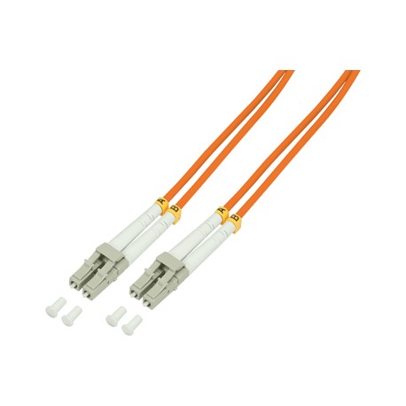 Jarretière optique LC - LC Duplex Multimode  50/125µ 1,00 m