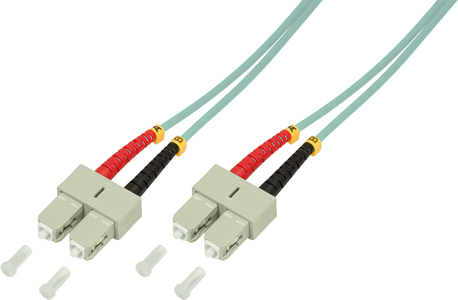 [1300231] Jarretière optique SC - SC Om4 Duplex Multimode 50/125µ 3,00m