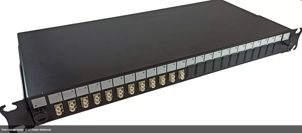 [1304035] Tiroir Optique équipé 12 LC Duplex Monomode