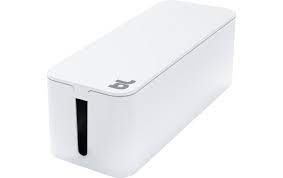 Blue lounge cablebox blanc