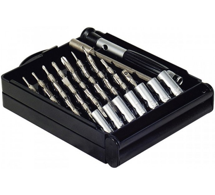 [1702050] Mini tournevis de précision - 28 embouts
