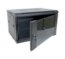 Coffret 19" 15U noir prof 600 mm