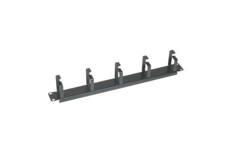 [1500705] Panneau support cables 1U 19" 5 anneaux metal