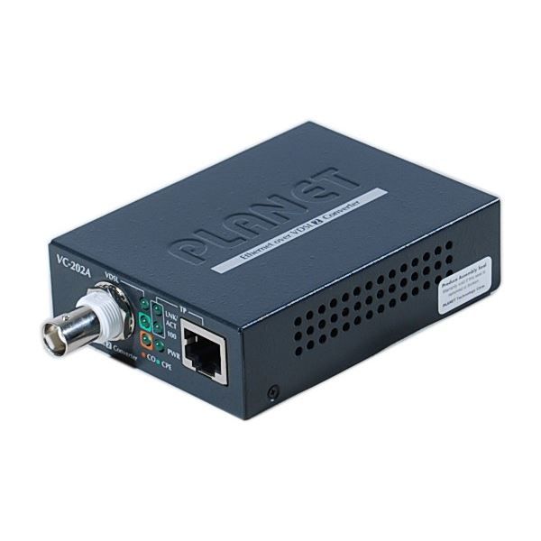 [1100005] Planet convert. ethernet RJ45 - coax bnc VDSL2
