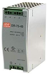 Alim.industrielle 48V-75W/1,6A rail din