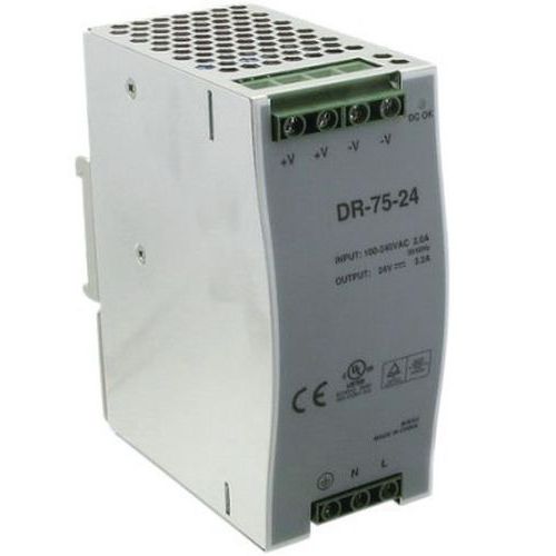 Alim.industrielle 24V-75W/3,2A rail din