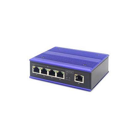 [1100068] DIGITUS Professional Commutateur PoE industriel Fast Ethernet 