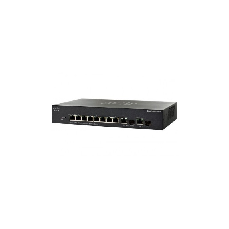 CISCO SF302-08P SWITCH MANAGEABLE 8x10/100 + 2xSFP POE