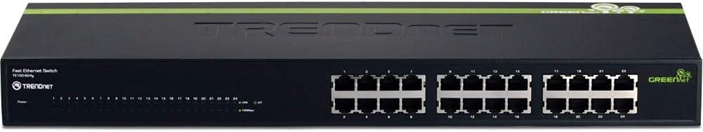 [1100215] Switch 10/100 Mbps GREENnet à 24 ports TE100-S24g (Version v1.0R