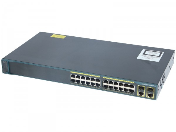Cisco - WS-C2960+24TC-L - Catalyst 2960 Plus 24 10/100 + 2T/SFP LAN Base