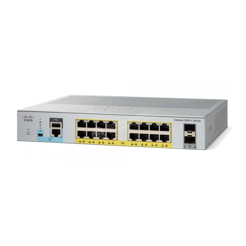 Cisco Catalyst 2960L-16TS-LL Géré L2 Gigabit Ethernet (10/100/1000) 1U Gris