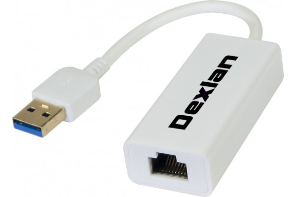 [1101518] Dexlan adaptateur Réseau USB 3.0 Gigabit - à cordon